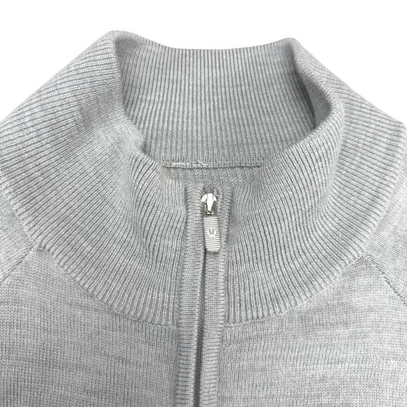 LULULEMON Time To Thrive Jacket Sz 4 Heathered Silver Drop - Picture 6 of 8